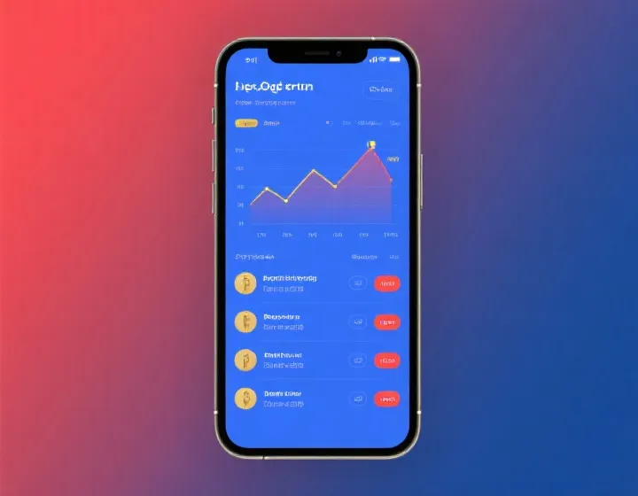 移动端数据查看与趋势图示意